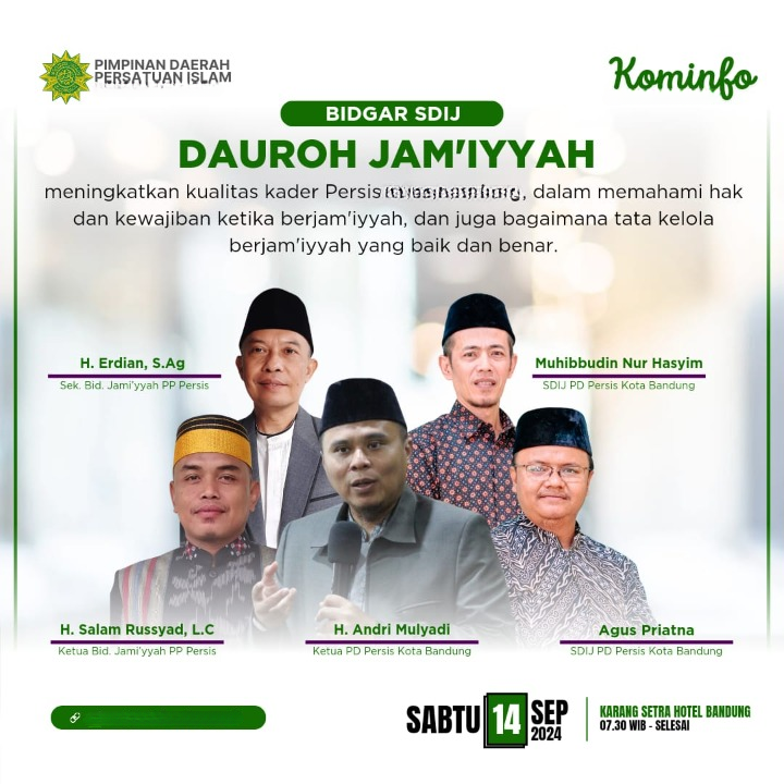 Dauroh Jamiyyah SDIJ PD PERSIS Provinsi Maluku